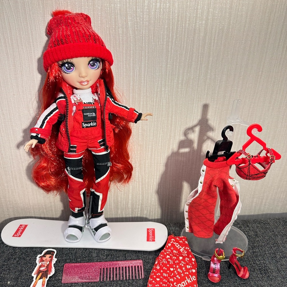 Rainbow High Core Ruby Anderson Fashion Doll with 3 outfits